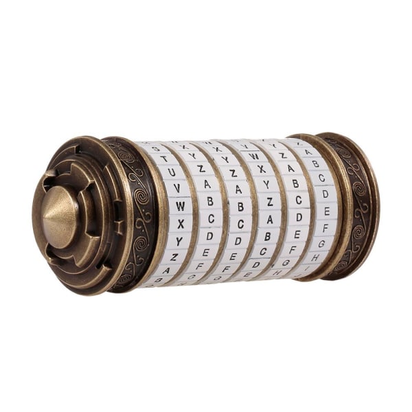 Da Vinci-Cryptex med LOTR-ringar & Hieroglyf-låda Guld