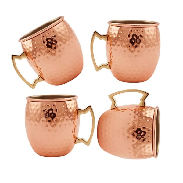 Elegant kopparfärgad bägare i rostfritt stål - 530 ml Koppar