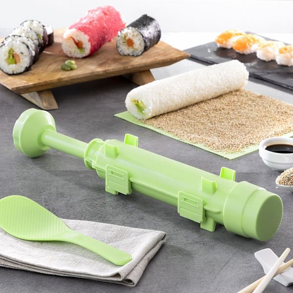 Enkelt Sushikit: Skapa Hemlagad Sushi & Asiatisk Mat Grön