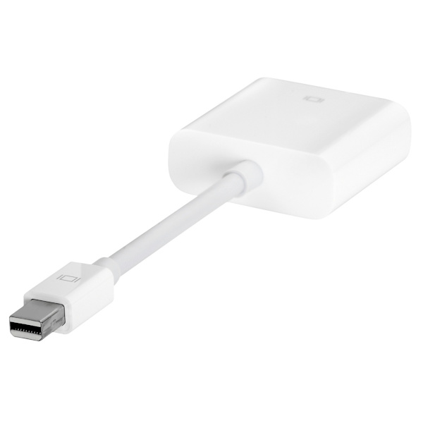 Mini DisplayPort-adapter för Mac: Full HD, VGA, 18 cm Vit