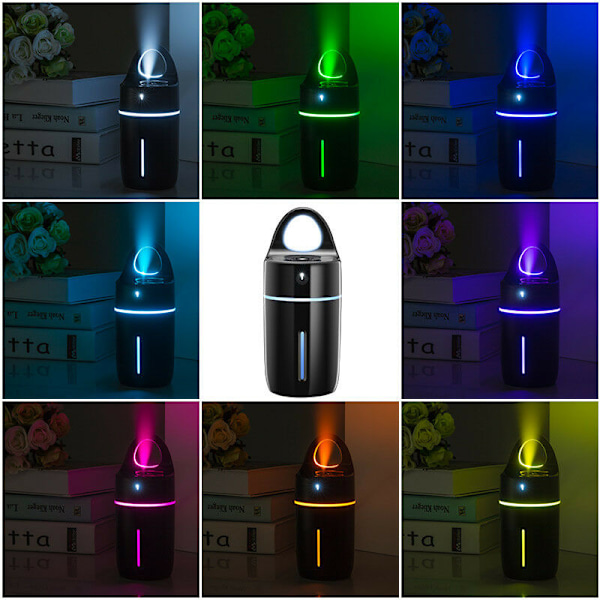 Magisk Cup Luftfuktare: USB, LED-ljus, 175ml Blå