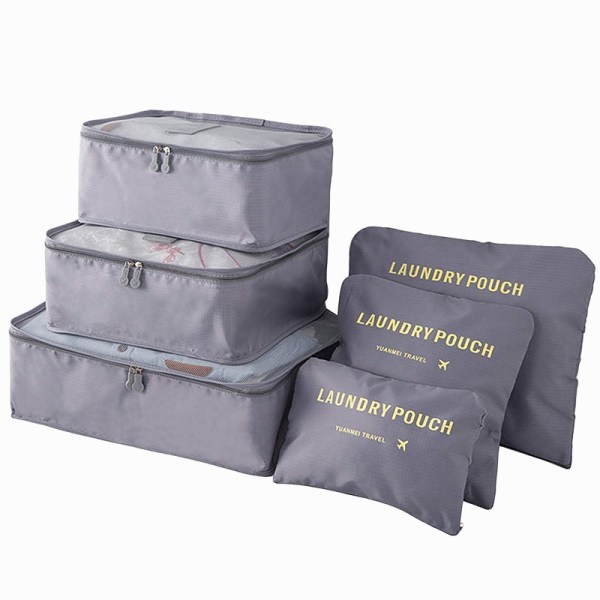 Effektivt Packningsset: Väskor & Påsar grå