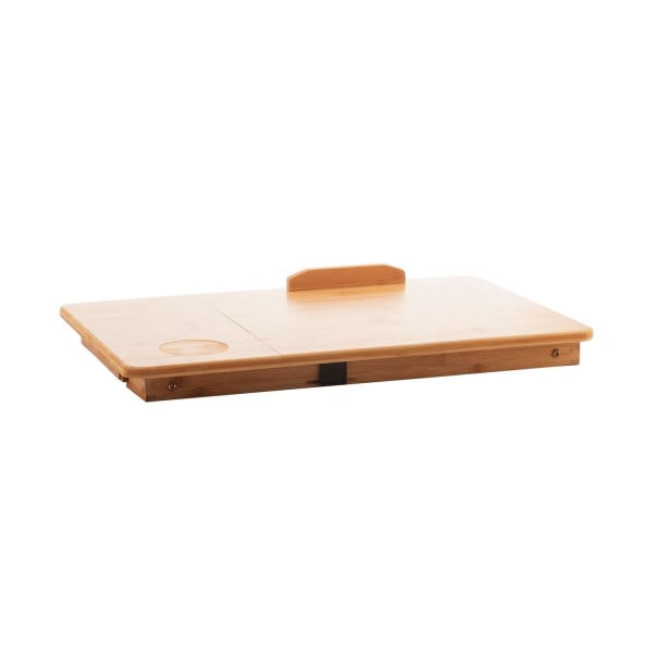 Bambu Laptopbord: Justerbart, Hopvikbart & Mångsidigt Brun