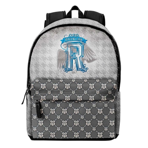Magisk Harry Potter-ryggsäck: Ravenclaw-design, 4 fack grå