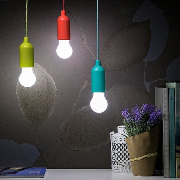 Smart LED-Lampa: Portabel, Dragsnöre, Flerfärgad multifärg c032 |  Multicolor | 101 | Fyndiq