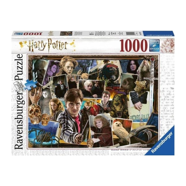 Harry Potter-pussel: 1000 bitar, Magisk Strid, 70x50cm multifärg