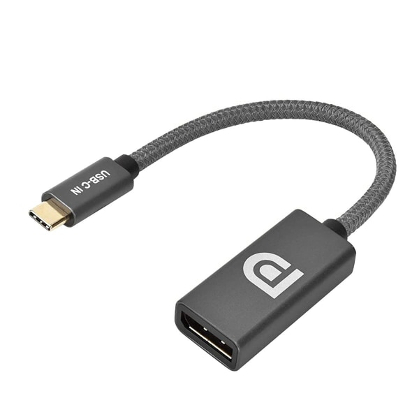 USB 3.1 till DisplayPort Adapter grå