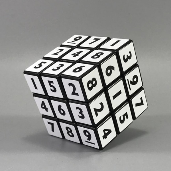 Utmanande Sudoku-kub för pusselentusiaster Vit