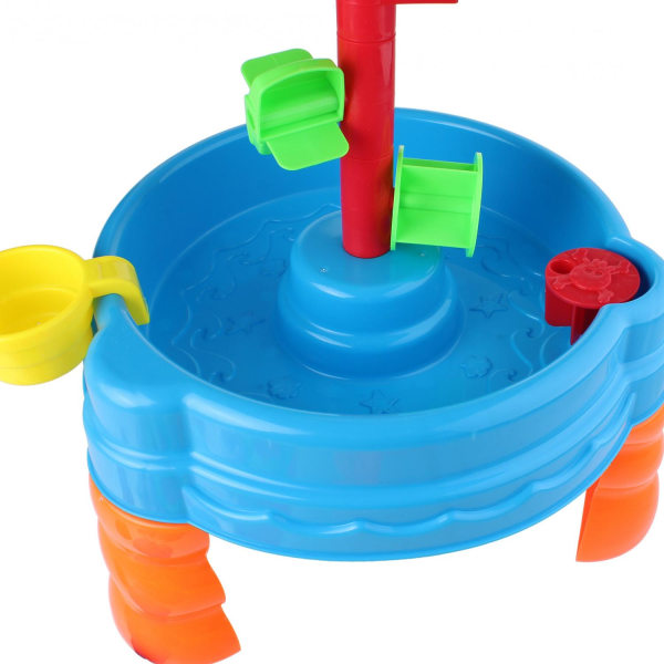 Pedagogiskt lekbord för vatten och sand - 22 delar multifärg