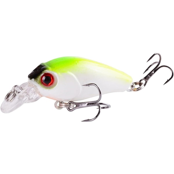 Färgglada wobblers i set - 6 st, 4,5 cm, 3,8 g multifärg