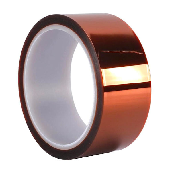 Polyimid & Silikon Tejp: 33m, 280°C, 3D-utskrift Brons