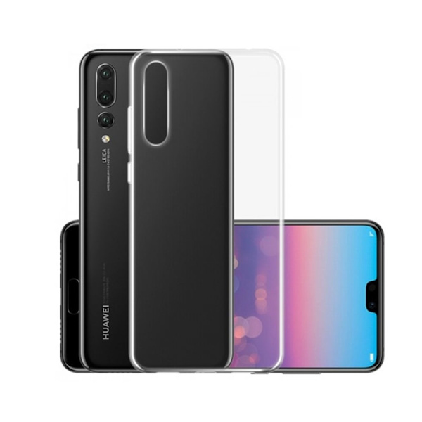 Skydda Huawei P20 Pro: Tunt, Transparent Silikonskal Transparent