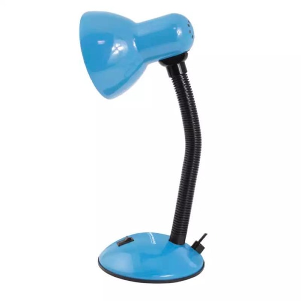 Flexibel Blå Skrivbordslampa: Justerbar Arm, E27, 25W/12W Blå