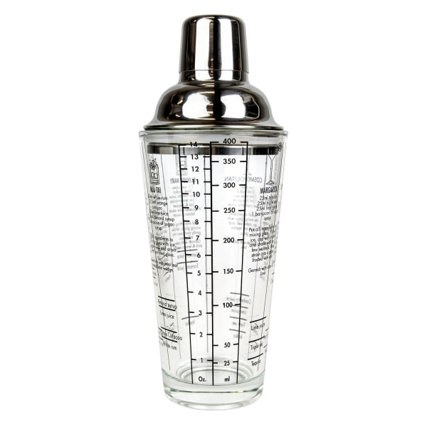 Cocktailshaker med Recept & Mått: Imponera på Gästerna! Transparent
