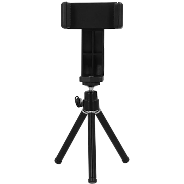 Dimbar ring light med mobilhållare för perfekt belysning Svart