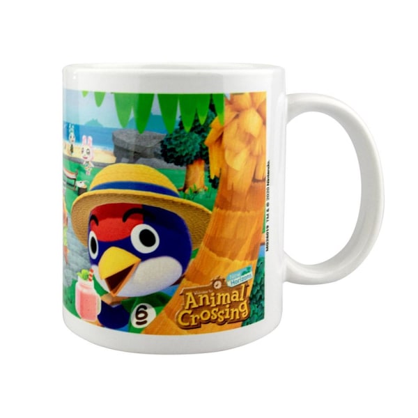 Dröm bort till din ö med en Animal Crossing-mugg multifärg