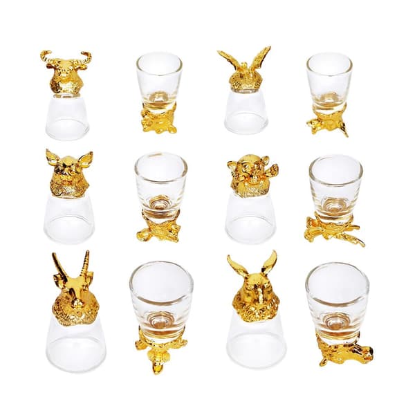 Unika djurformade glas och karaff - Skåla i stil! Transparent