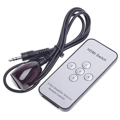Smidig HDMI-switch för enkel bildkälla byte - Upp till 1080p Svart