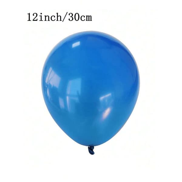 20-pack mörkblåa ballonger av latex för festlig atmosfär Blå