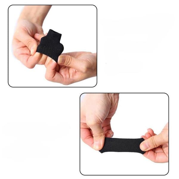 Skydda fingrarna med sportstöd - Unisex, 10-pack Svart