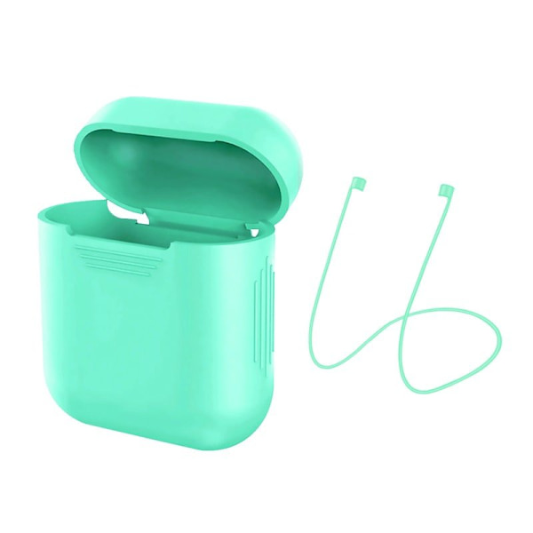 Silikon-skydd för AirPods: Snyggt, lätt & praktiskt band Grön