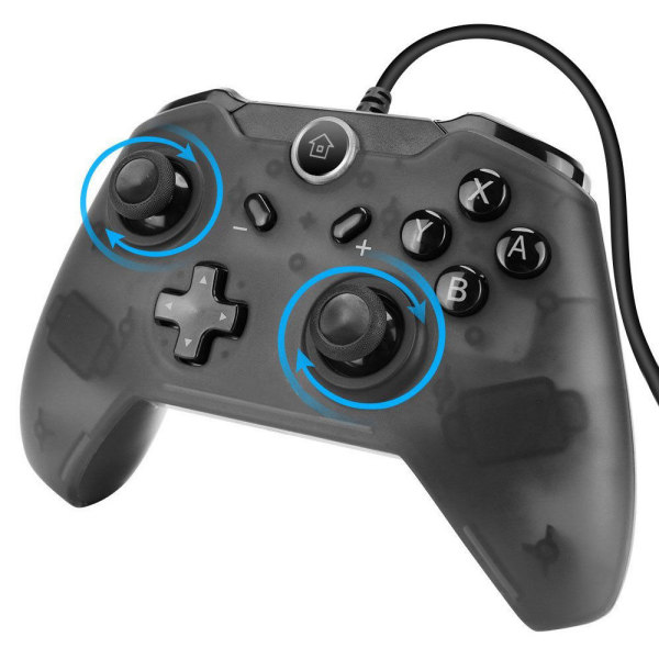 Perfekt Handkontroll för Nintendo Switch - Bekväm & Precis Svart