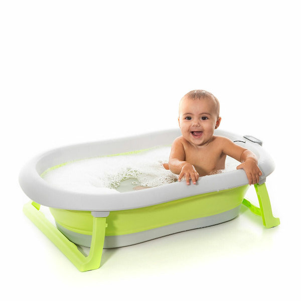 Fällbart babybadkar Grön