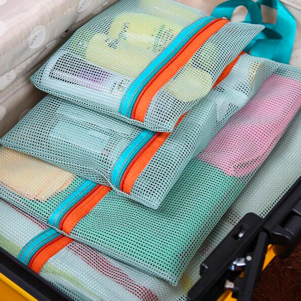 Smidiga packpåsar för organiserad resväska Grön