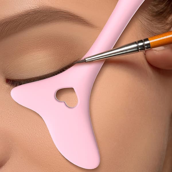 Perfekt eyeliner med smart silikonverktyg Rosa