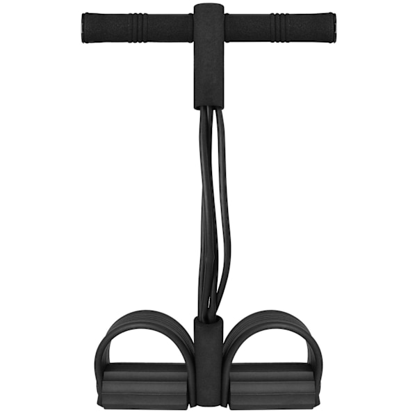 Elastiska Träningsband: Flexibel Hemmaträning, Inget Gymkort Svart