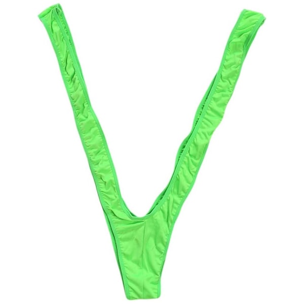 Y-formad Mankini: Stretchig, Grön & Perfekt för Strandfest Grön
