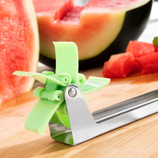 Frusen vattenmelon i perfekta kuber - enkelt och svalkande! Grön