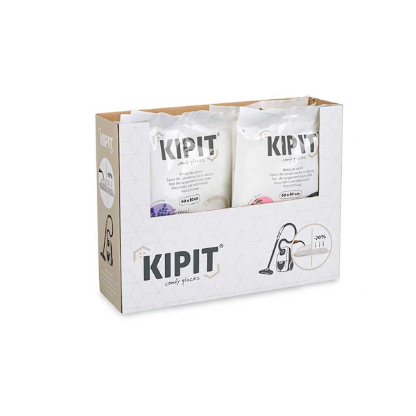 Vakuumförpackning med doft 60x80 cm, 4-pack Transparent