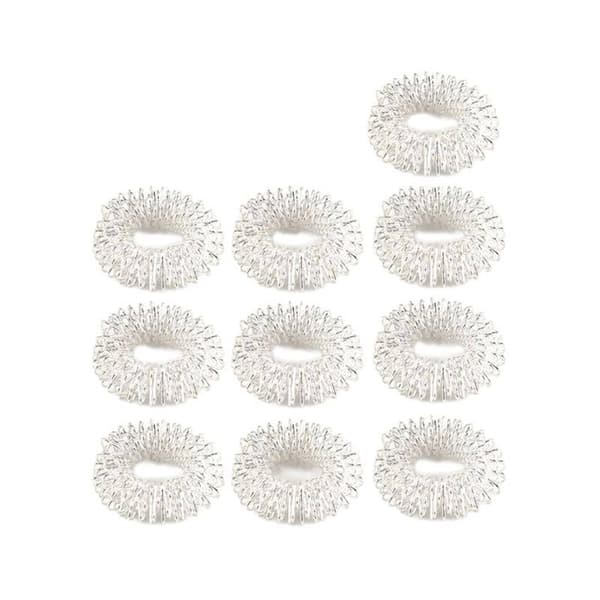Masserande Ring: Förbättrar Blodcirkulation & Snygg Design Silver