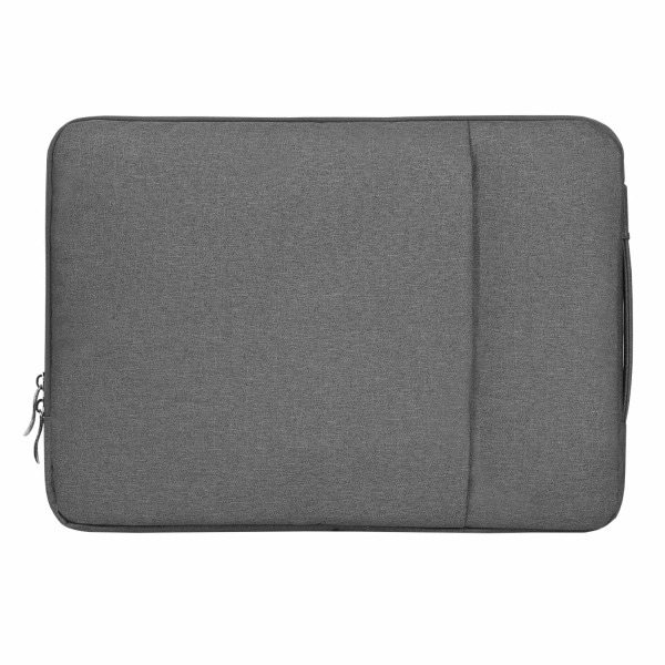 Stilrent Laptopfodral 15" med Handtag & Extra Fack grå