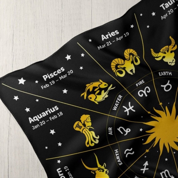 Astrologisk duk för tarotläggning och heminredning multifärg