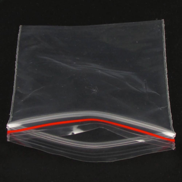 100 transparenta ziplock-påsar för förvaring - 15x20 cm Transparent