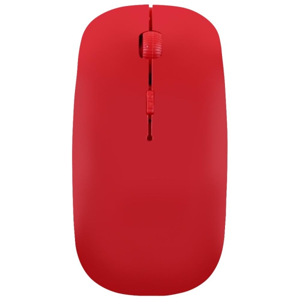 Stilren trådlös mus med hög precision - Batterisparfunktion Röd