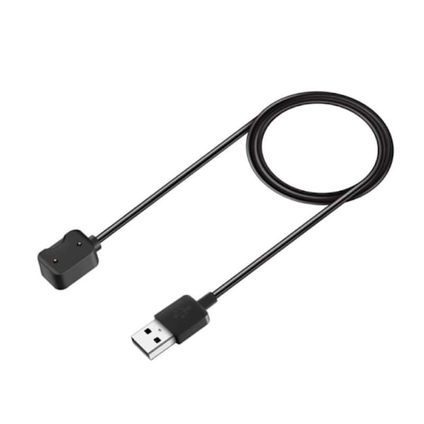 Smidig USB-laddningskabel för Huami Amazfit Cor Band A1702 Svart