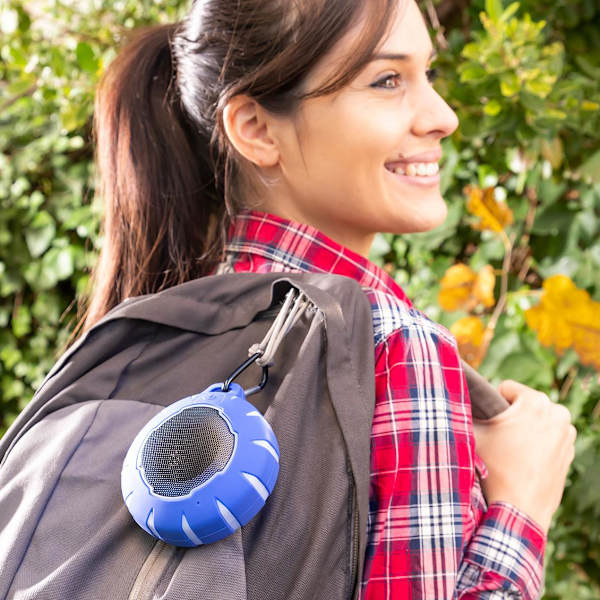 Flytande Trådlös Högtalare: Vattentät, LED & Bluetooth Blå