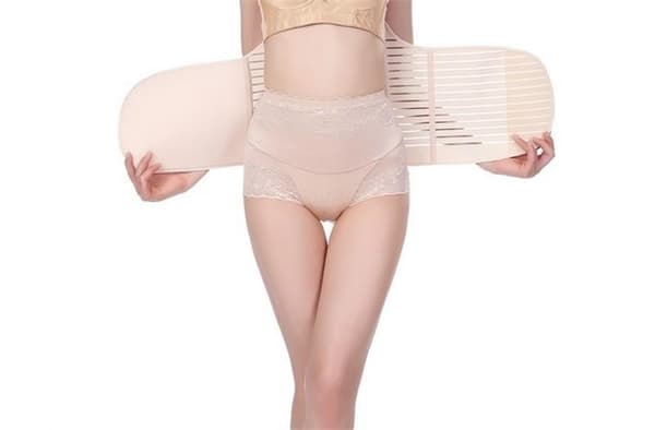 Snabb Återhämtning Maggördel - Stöd & Komfort Beige one size