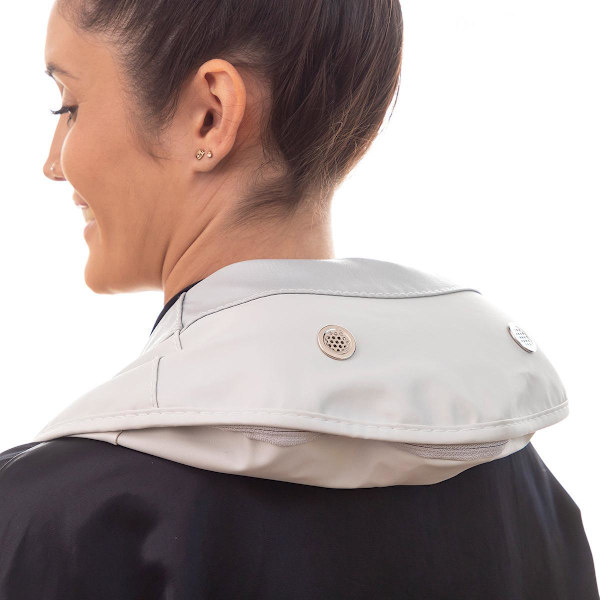 Tappande massageapparat med värme - Ergonomisk design grå
