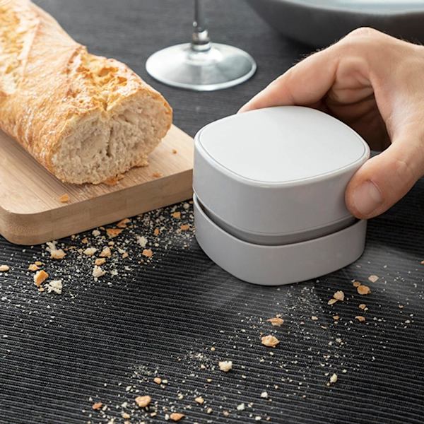 Bärbar Minidammsugare: Snygg, Batteridriven & Kompakt Vit