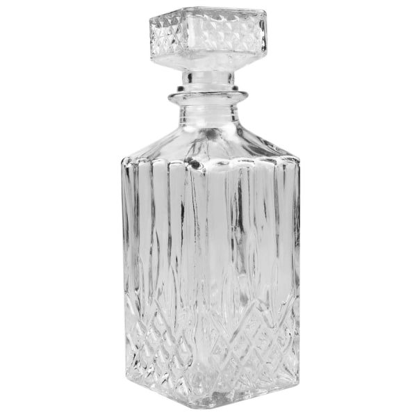 Elegant Glas Whiskykaraff 80cl - Stilren Design Transparent