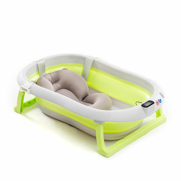 Fällbart babybadkar Grön