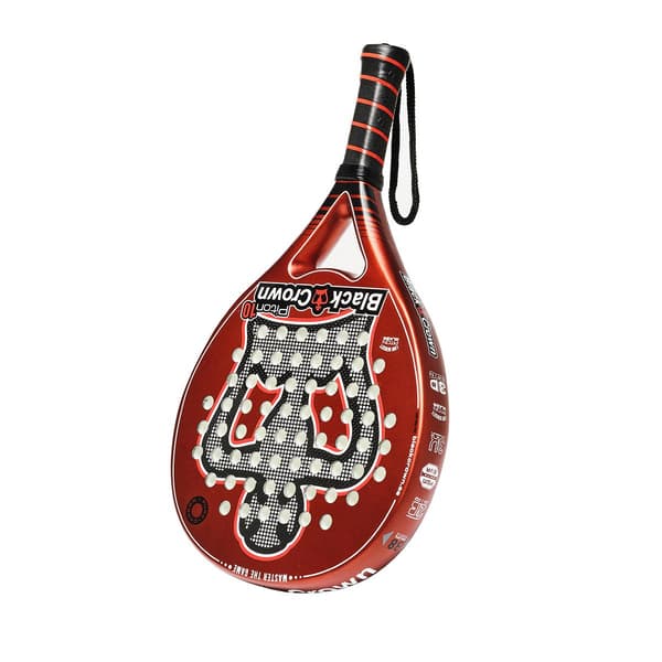 Kraftfullt Black Crown Piton 10 Padelracket Röd