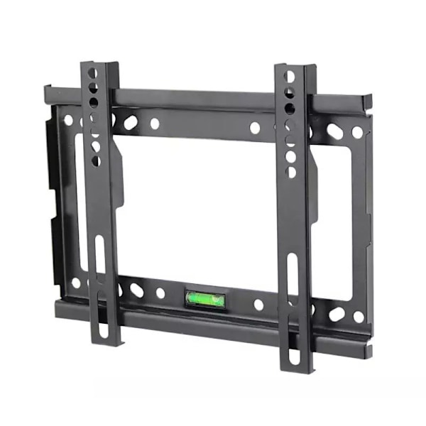 Robust Väggfäste i Svart Metall: 14-50" TV, 25kg Kapacitet Svart