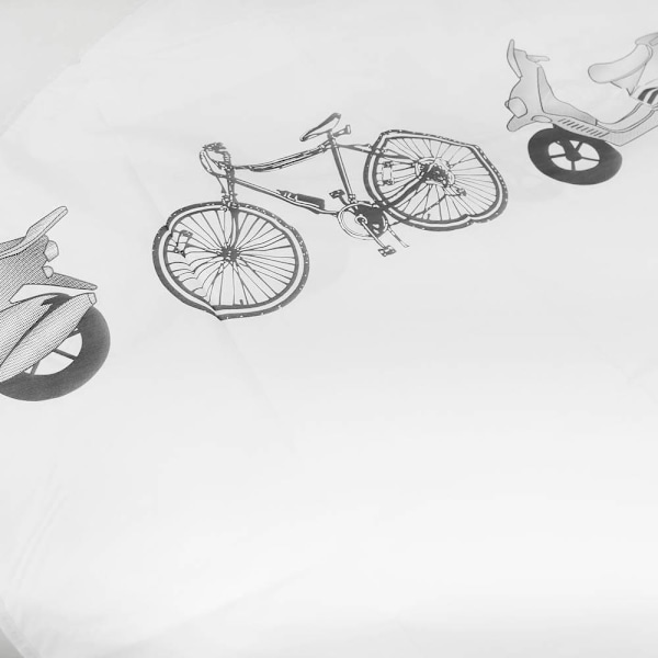 Skydda Cykel/Moped/Motorcykel: Vattenavvisande Överdrag Vit