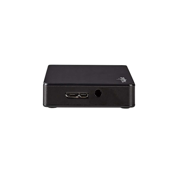 USB 3.0-hubb: Snabb, Strömförsörjd, Kortläsare Svart