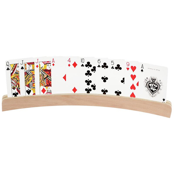 Trä spelkortshållare - Perfekt present för kortspelare! Träd